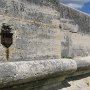 Repères de crue sur la digue